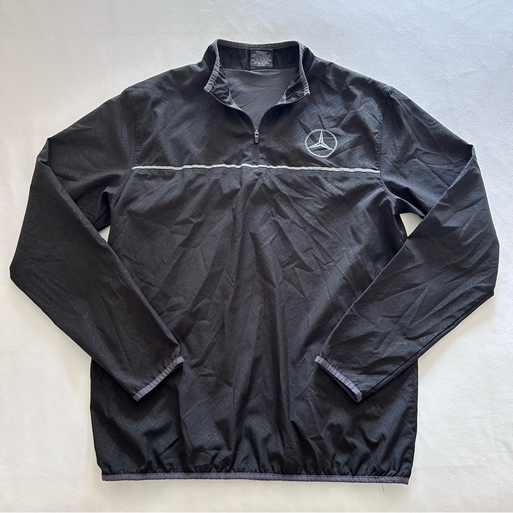 Colosseum | Mercedes-Benz Logo Black Lightweight Wind Breaker Jacket Size M
